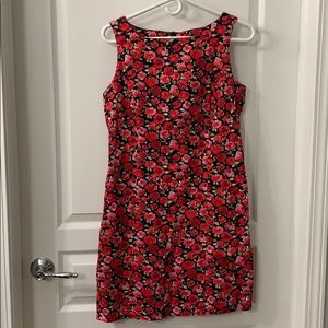 Merona lined floral dress